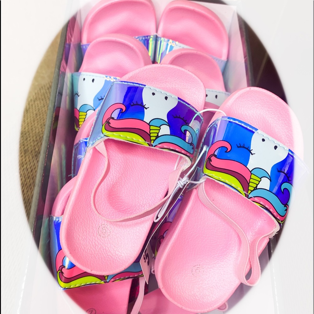Baby/Toddler girl unicorn slippers